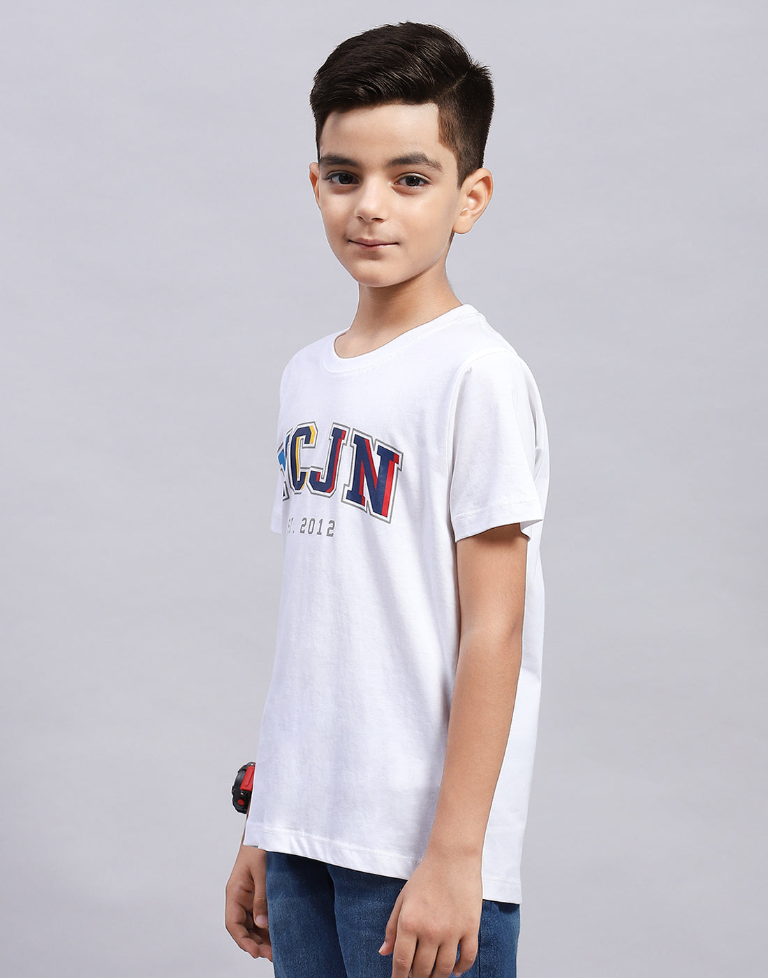 Boys Multi Color Printed Round Neck Half Sleeve T-Shirt (Pack of 3)