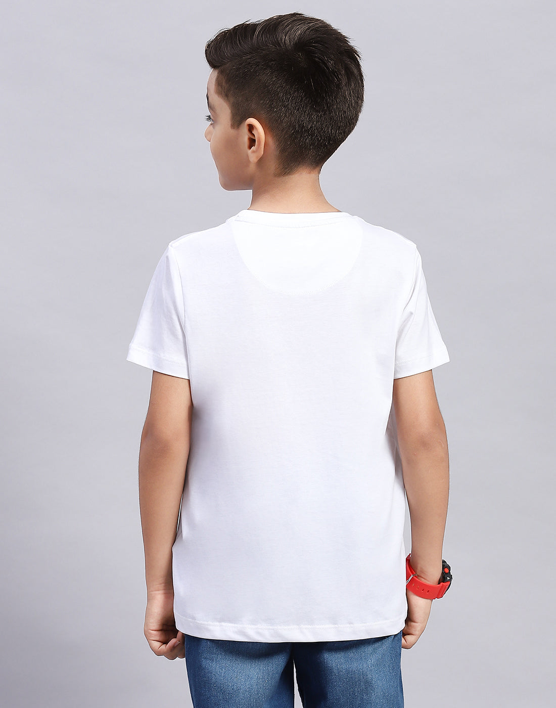 Boys Multi Color Printed Round Neck Half Sleeve T-Shirt (Pack of 3)