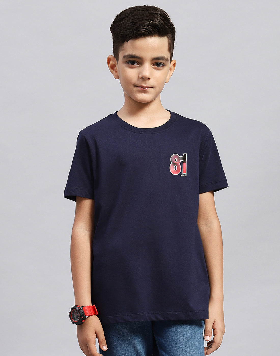 Boys Multi Color Printed Round Neck Half Sleeve T-Shirt (Pack of 3)