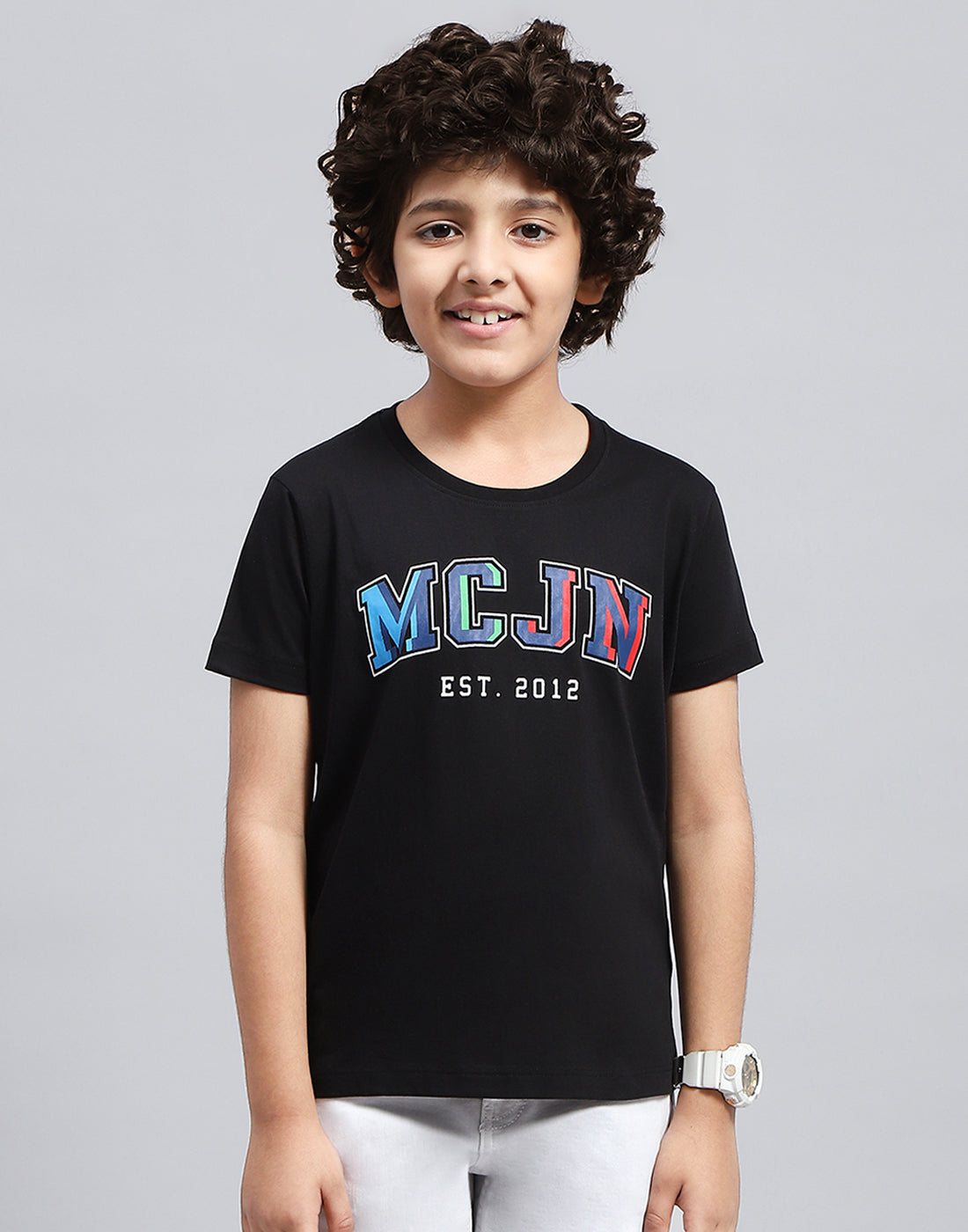 Boys Multicolor Stripe Round Neck Half Sleeve T-Shirt (Pack of 3)