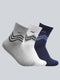 Men Cotton Self Design Mid Calf Length Socks (Pack of 3)