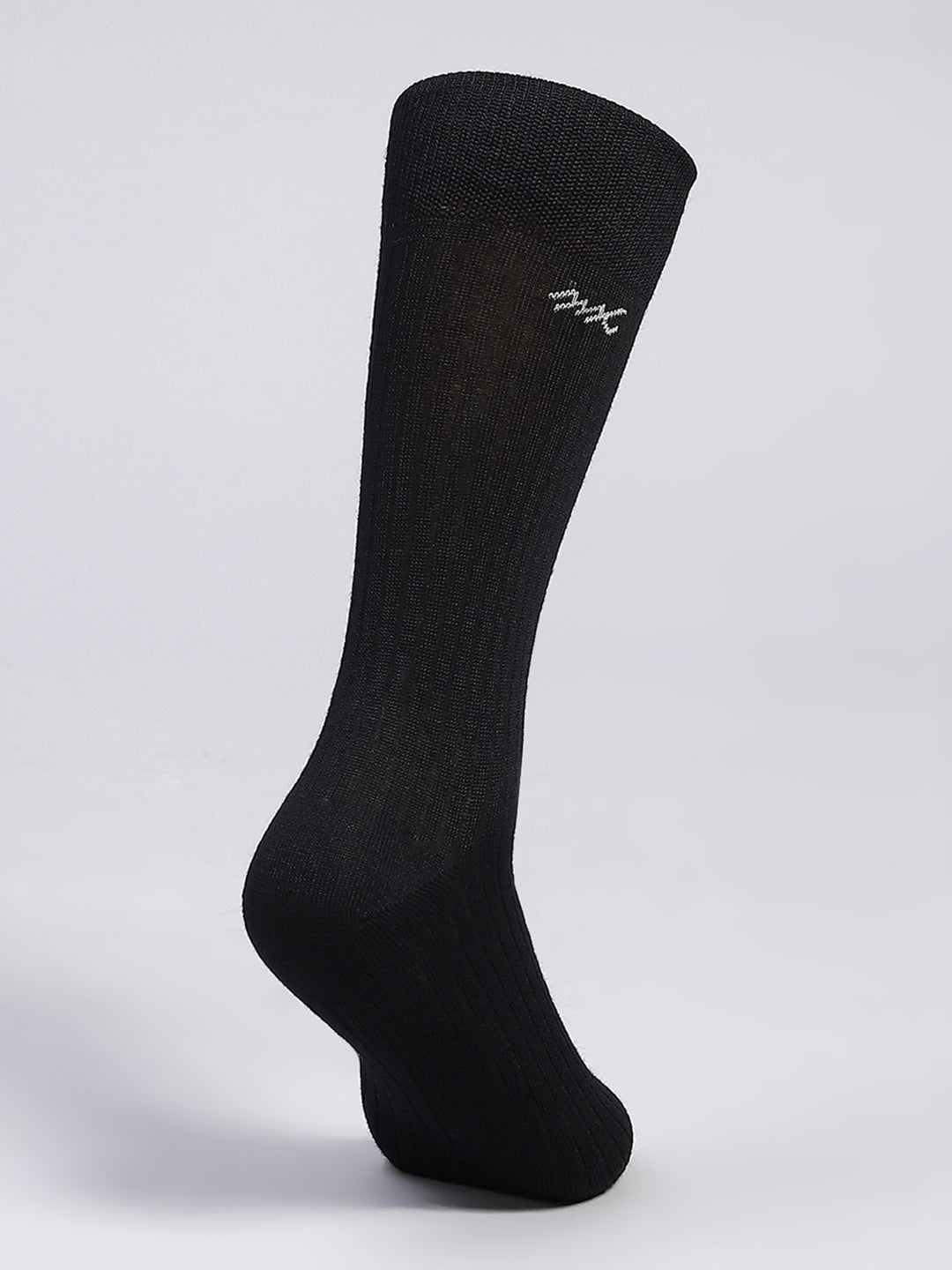 Men Pure wool Solid Mid Calf Length Socks (1 Pair)