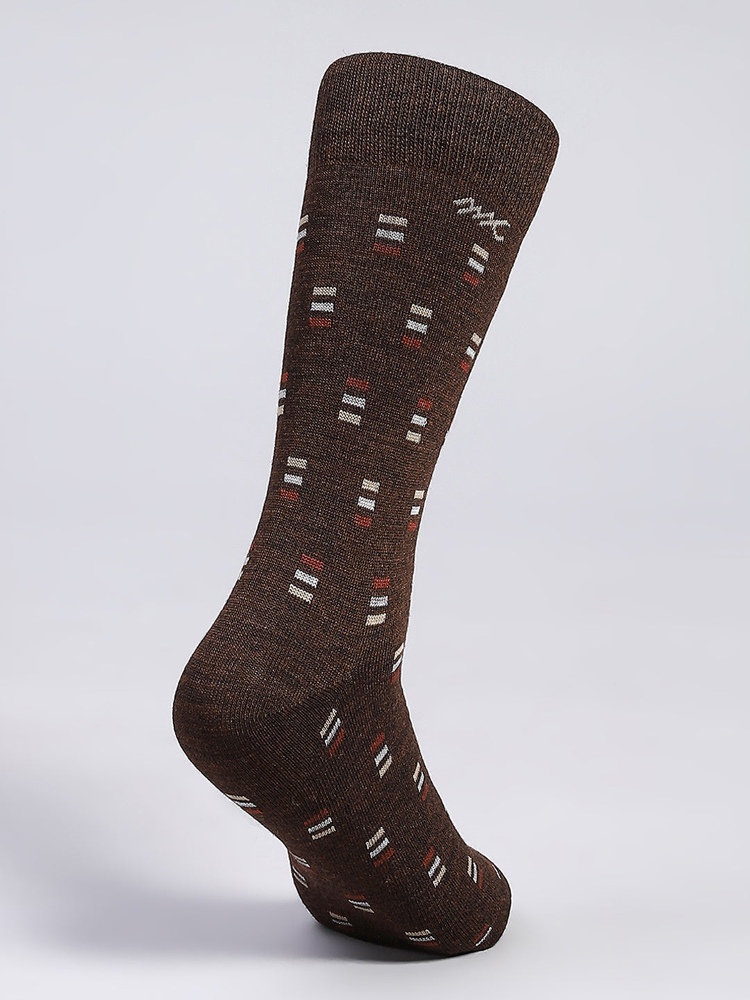 Men Wool blend Printed Mid Calf Length Socks (1 Pair)