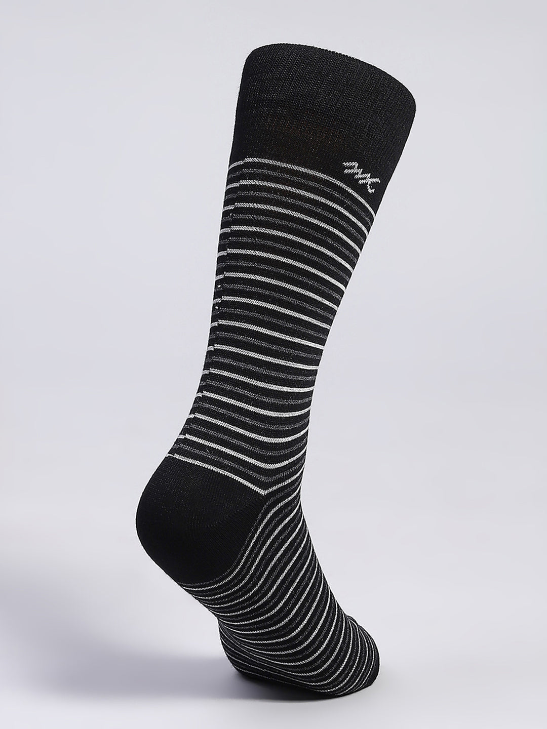 Men Wool blend Stripe Mid Calf Length Socks (1 Pair)