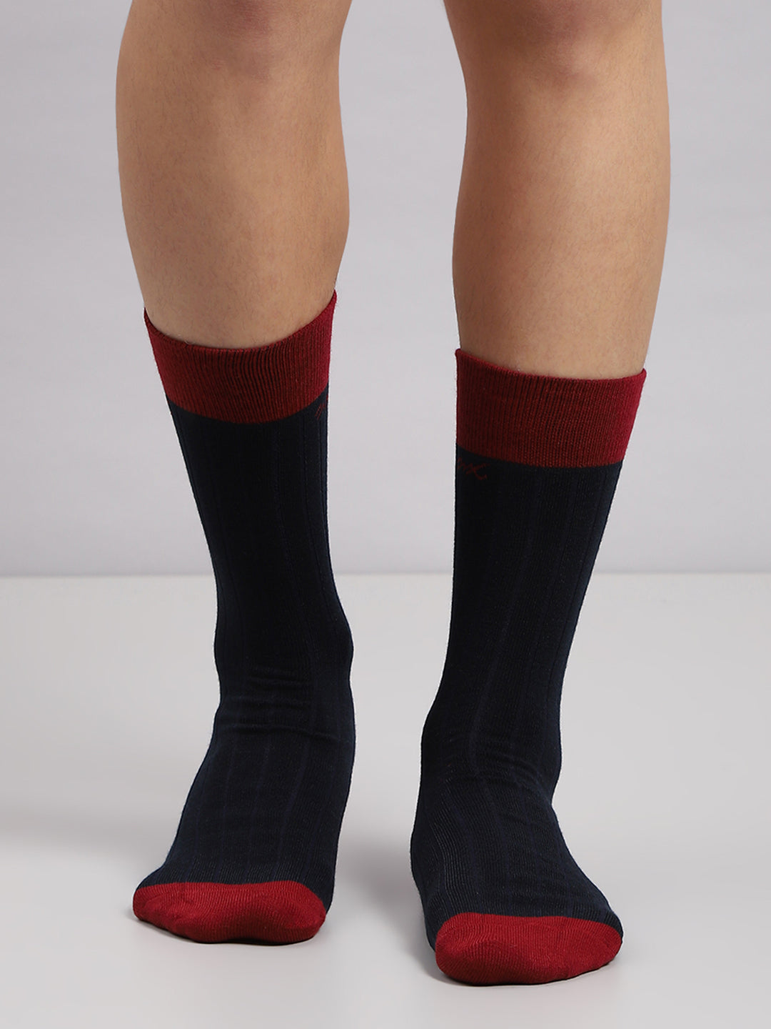 Men Wool blend Solid Mid Calf Length Socks (1 Pair)