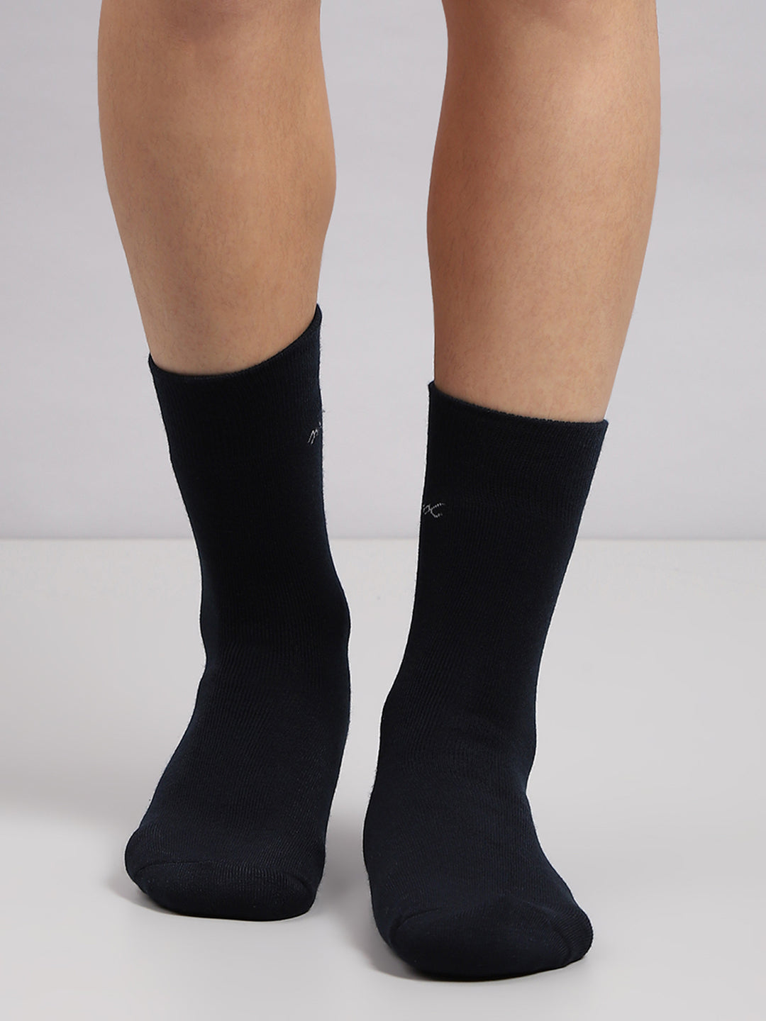 Men Wool blend Solid Mid Calf Length Socks (1 Pair)