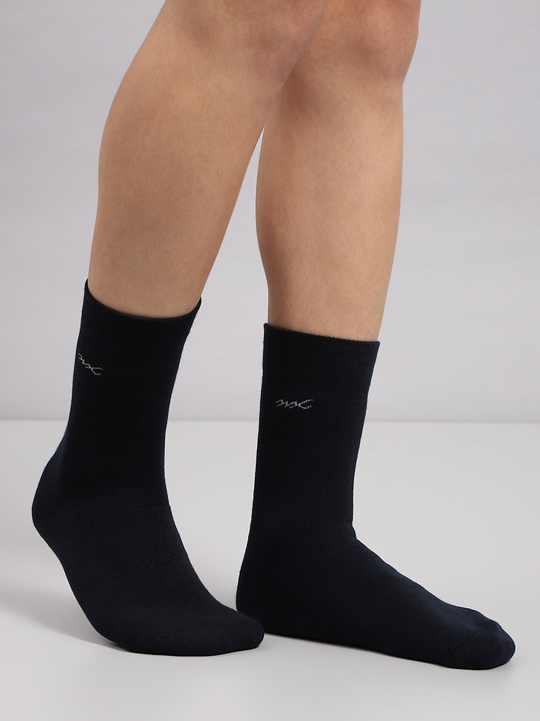 Men Wool blend Solid Mid Calf Length Socks (1 Pair)