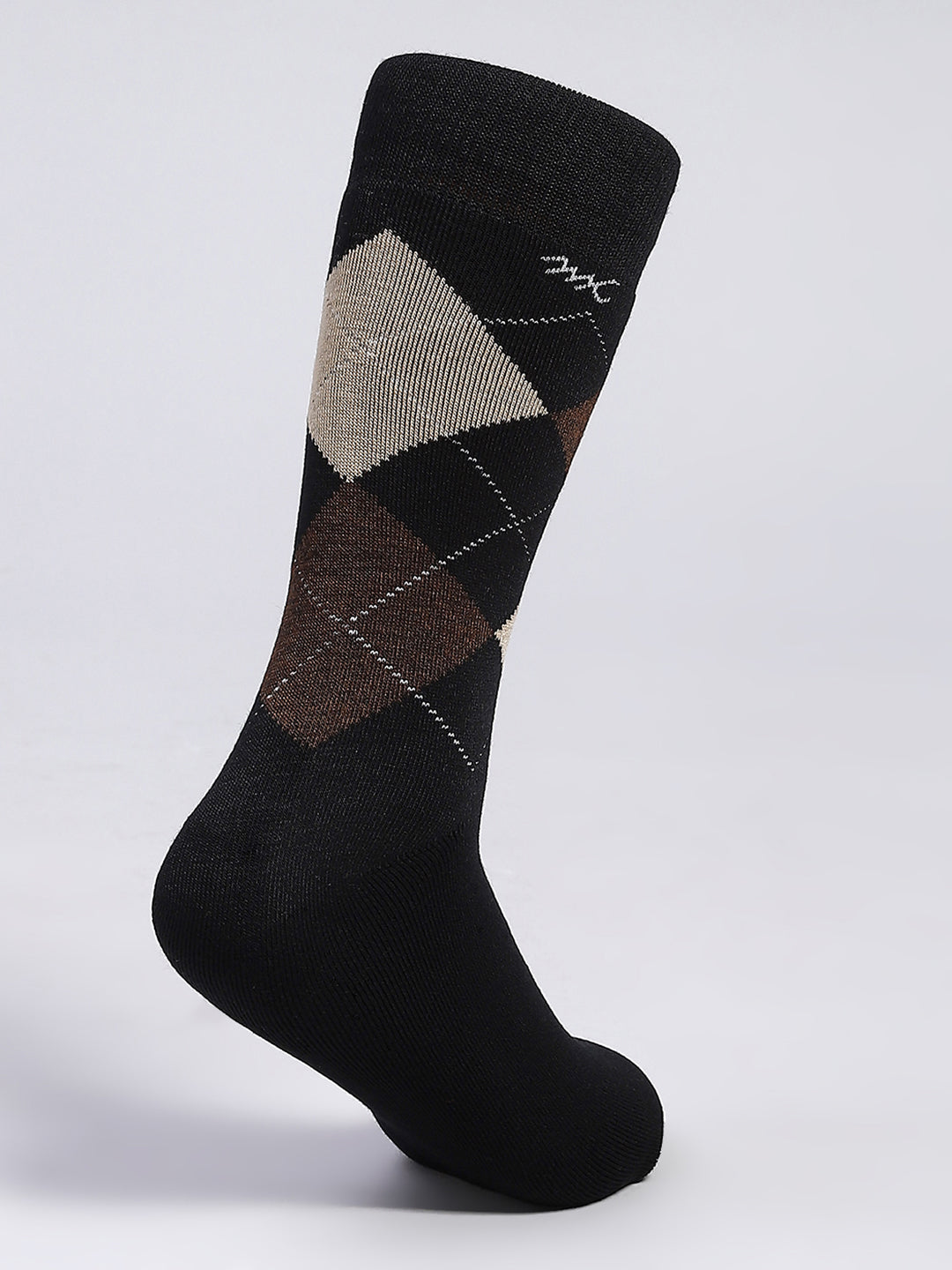 Men Wool blend Self Design Mid Calf Length Socks (1 Pair)