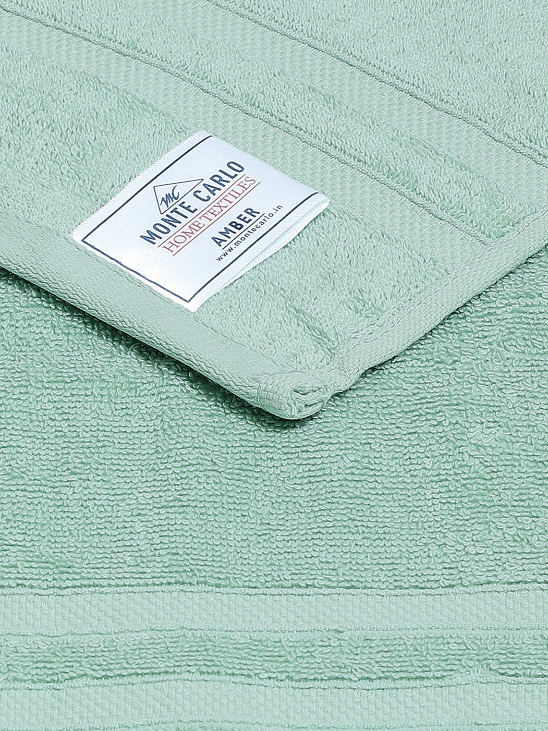 Sea Green Cotton 525 GSM Hand Towels (Pack of 2)