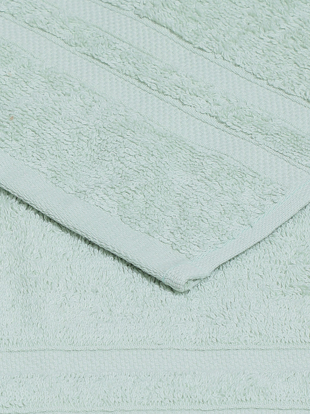 Sea Green Cotton 525 GSM Hand Towels (Pack of 2)