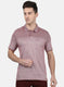 Mens Maroon Stripe T-Shirt