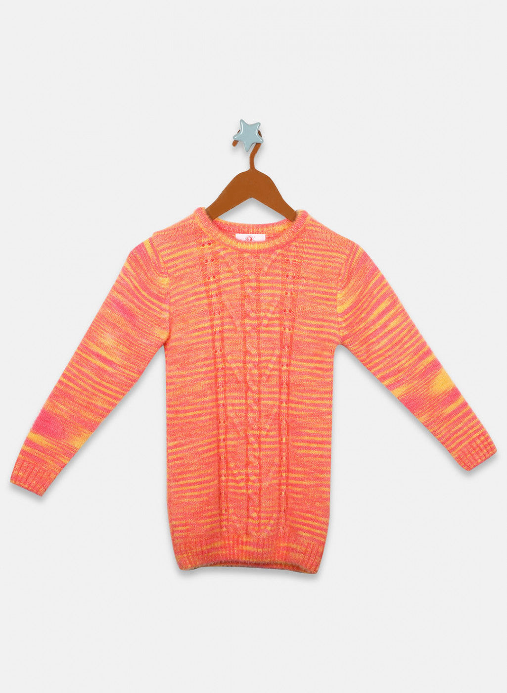 Oswal Orange Girls Top