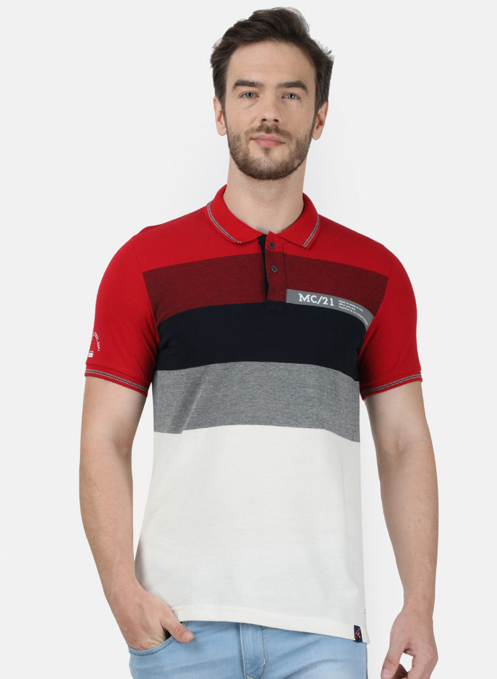 Mens Red Stripe T-Shirt