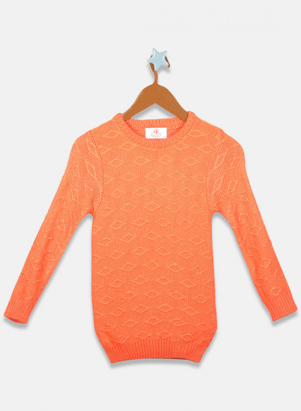 Oswal Orange Girls Top