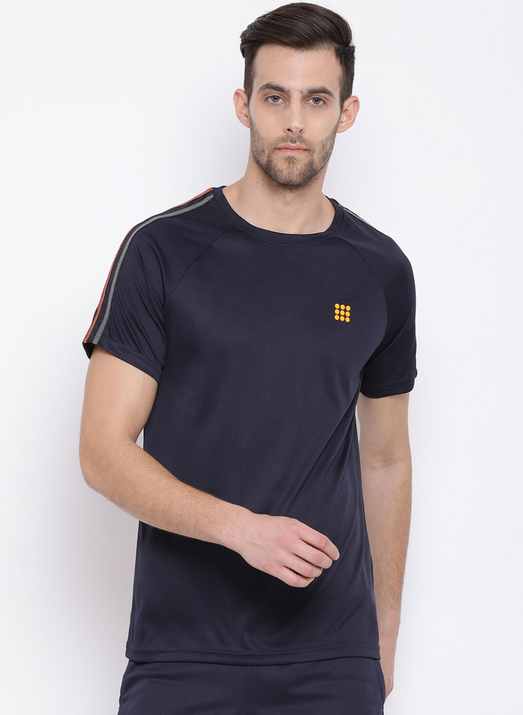 Rockit Grey Mil. Round Neck Regular Fit T-Shirt