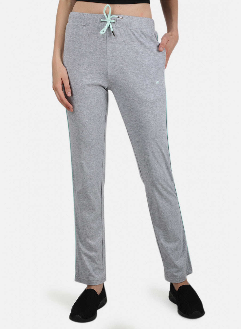 Womens Grey Plain Lower