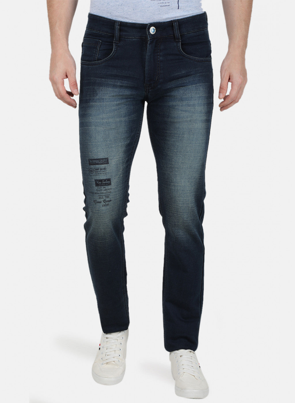 Mens Blue Skinny Denim