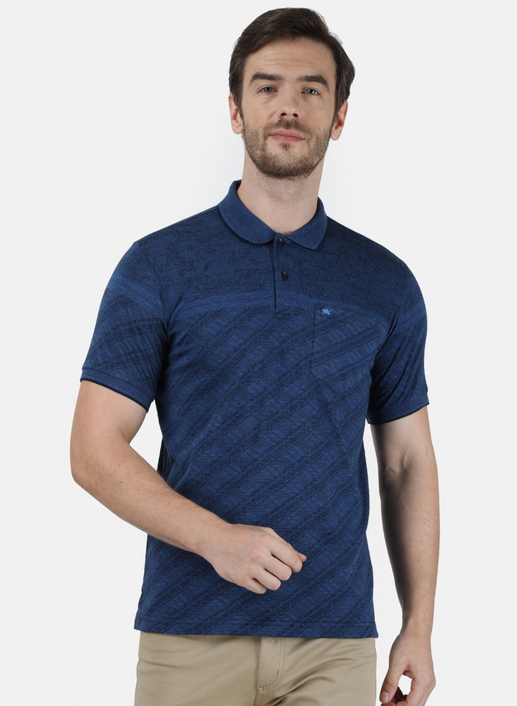 Mens Blue Stripe T-Shirt