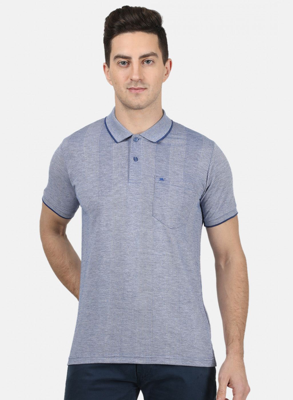 Mens Blue Stripe T-Shirt