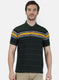 Mens Olive Stripe T-Shirt