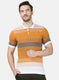 Mens Mustard Plain T-Shirt