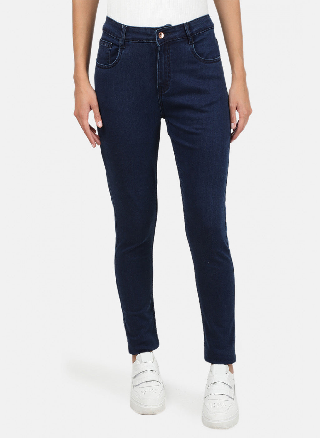 Womens Blue Slim Denim