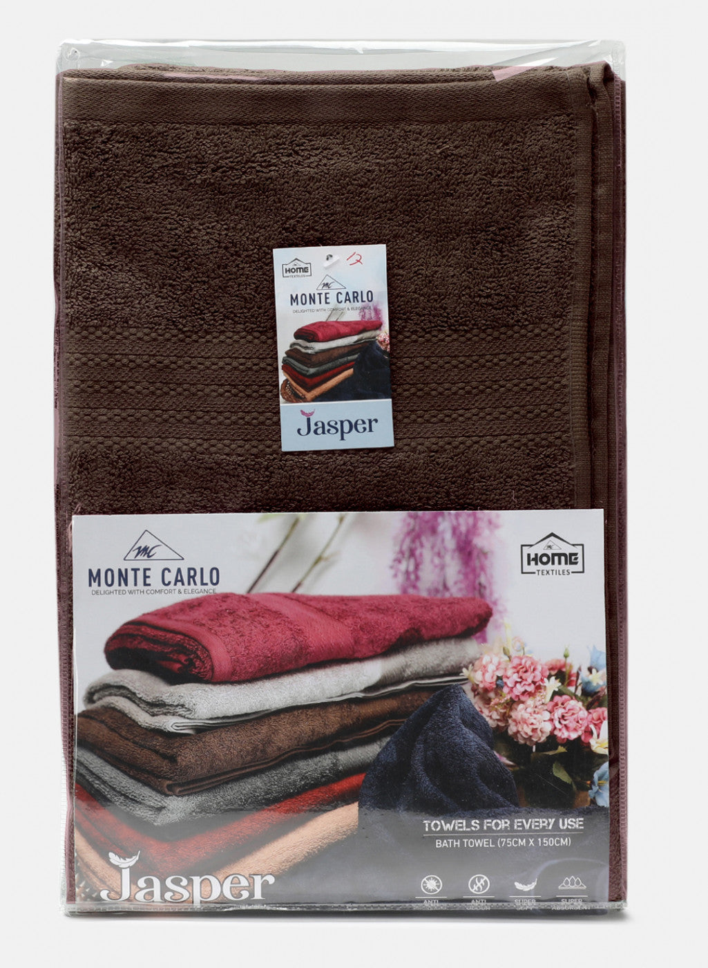 Brown Cotton 400 GSM Bath Towel