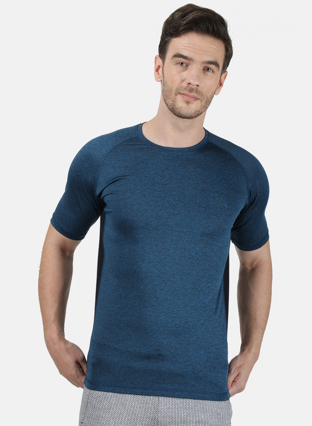 Mens Blue Printed T-Shirt