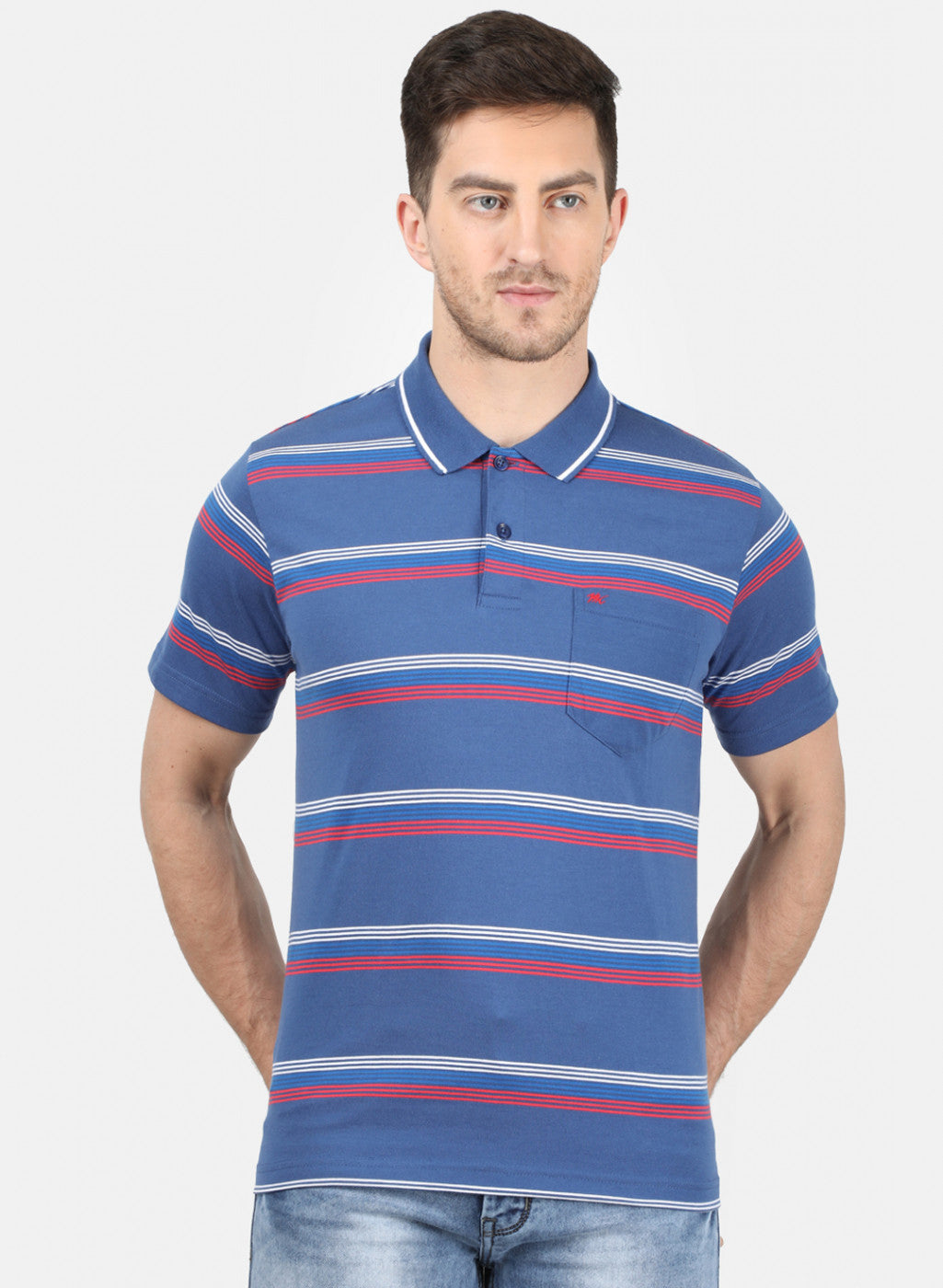 Mens Blue Stripe T-Shirt