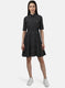 Womens Black Printed Dress