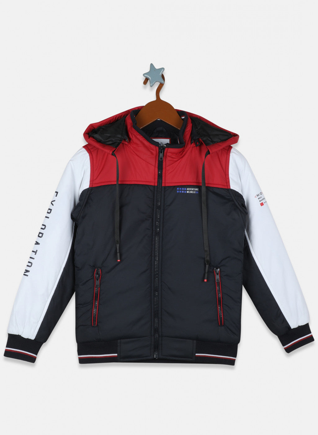 Boys Multi Color Solid Jacket