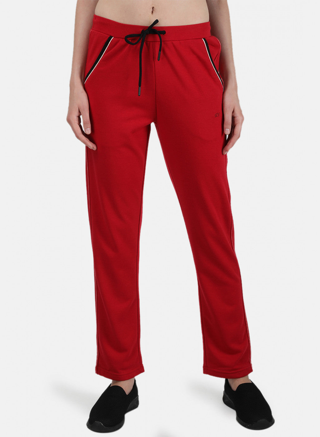 Womens Red Plain Lower