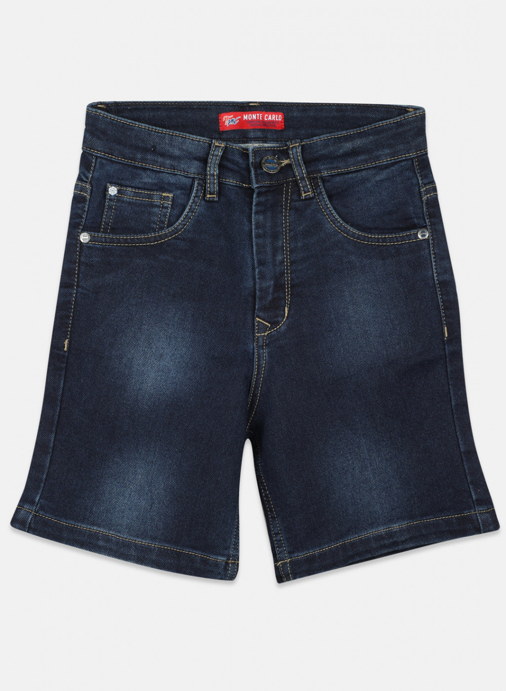 Boys Blue Heavy Wash Shorts