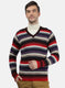 Men Multicolor Solid Pullover