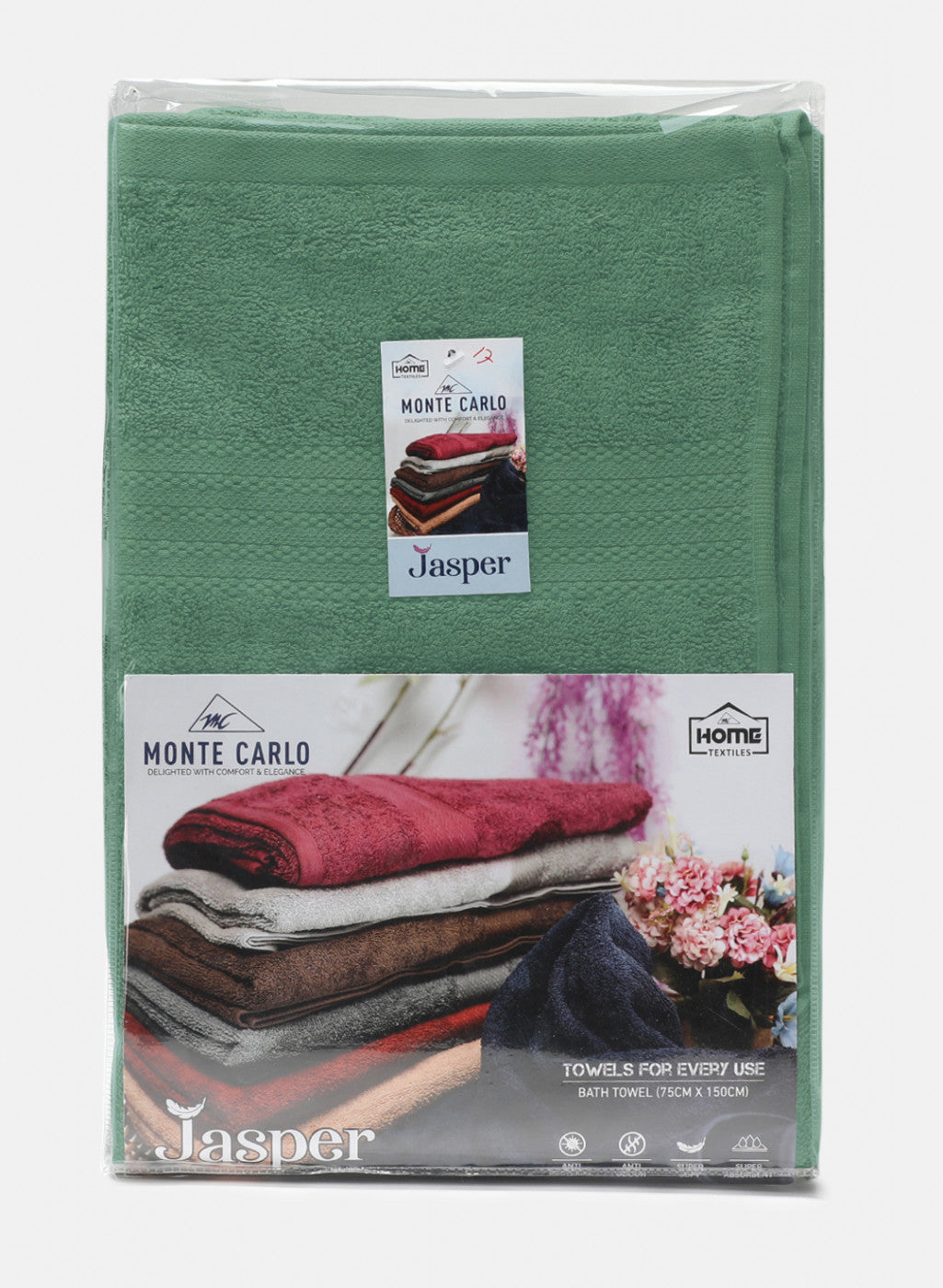 Green Cotton 400 GSM Bath Towel