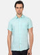 Men Green Printed Shirts