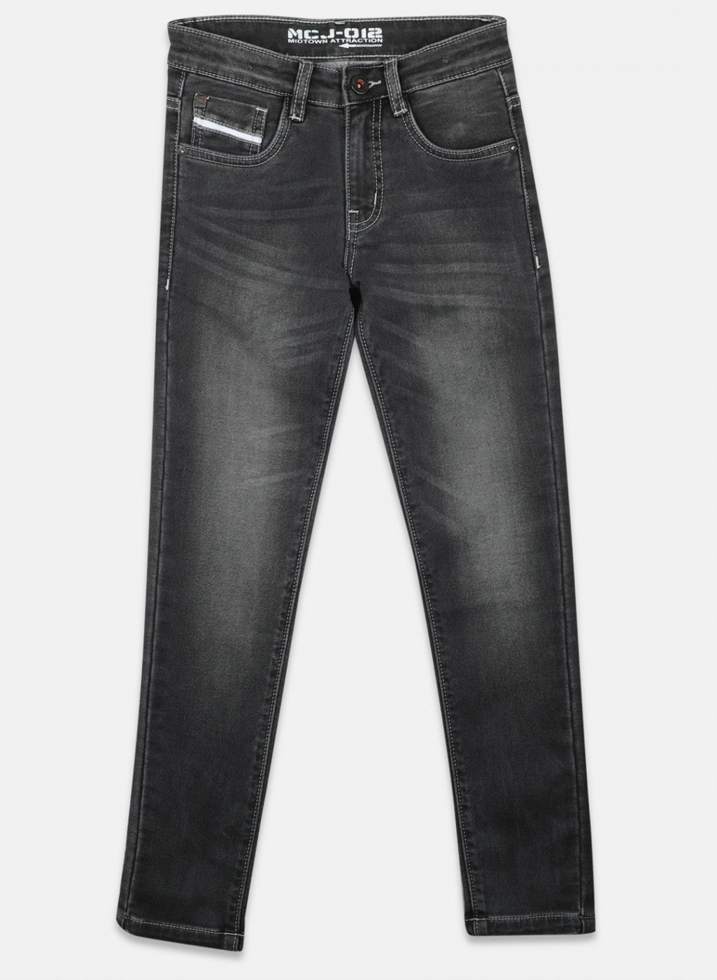 Boys Grey Regular Denim