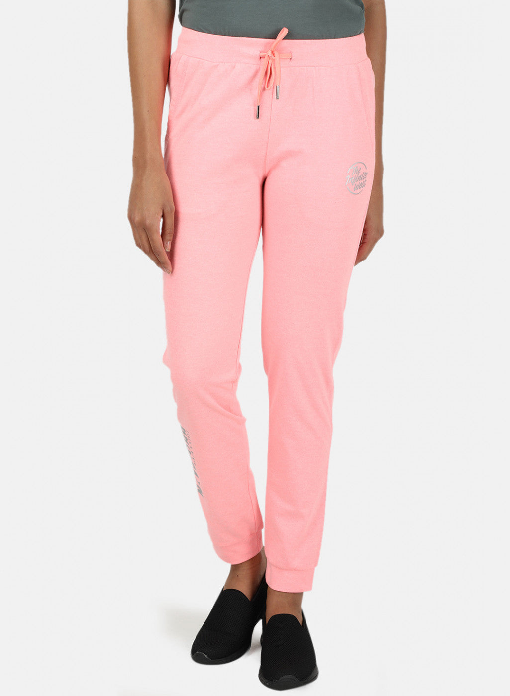 Womens Pink Plain Lower