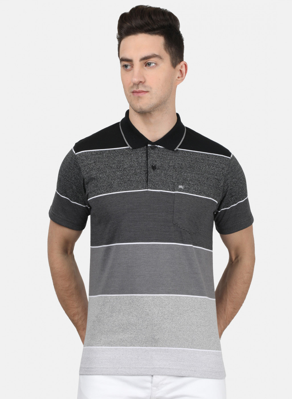 Mens Black Stripe T-Shirt