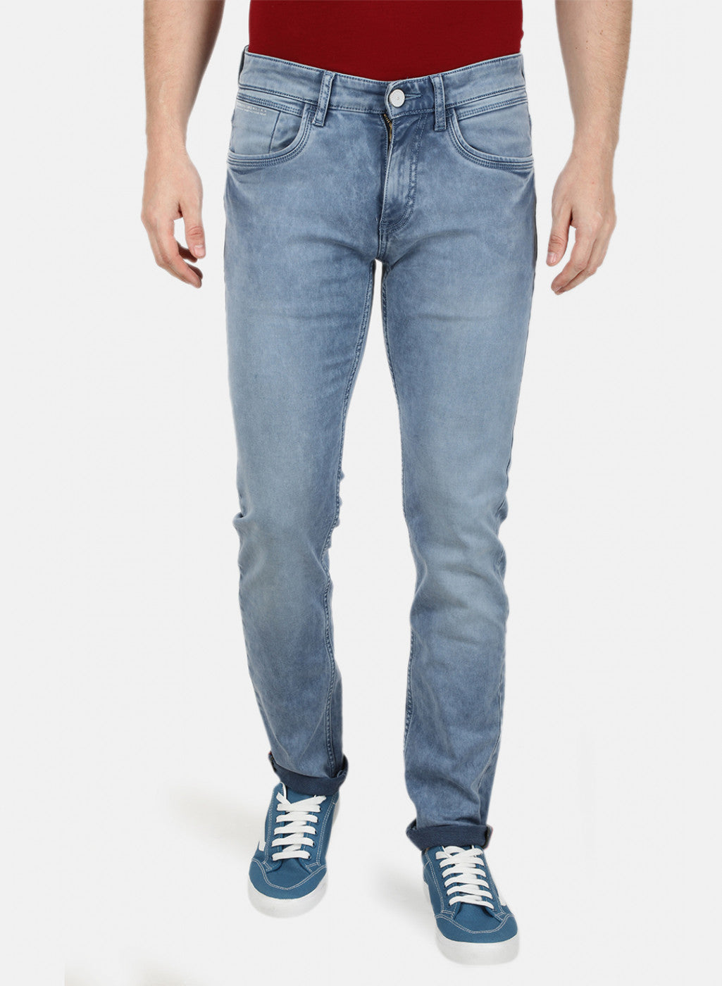 Mens Blue Regular Denim