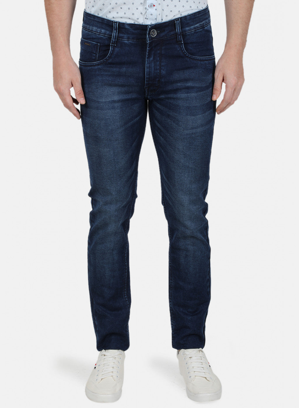 Mens Blue Narrow Denim