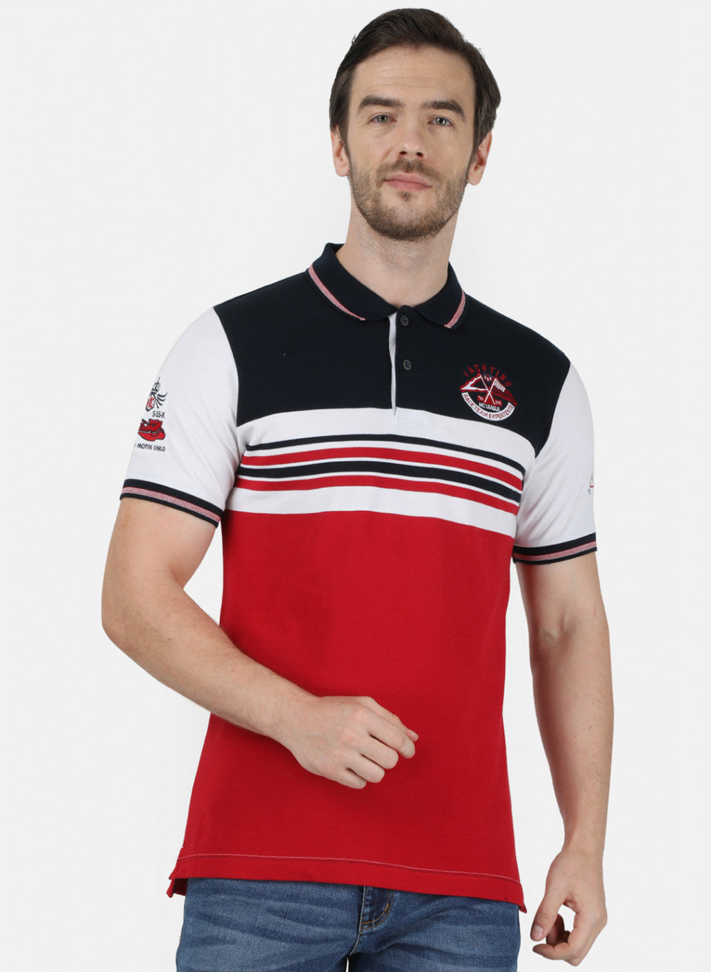 Mens Red Stripe T-Shirt