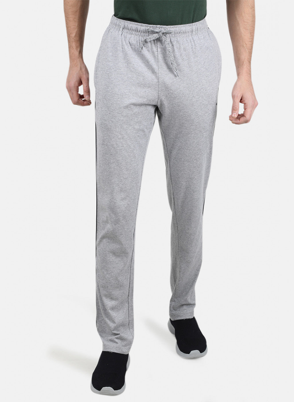 Mens Grey Plain Lower