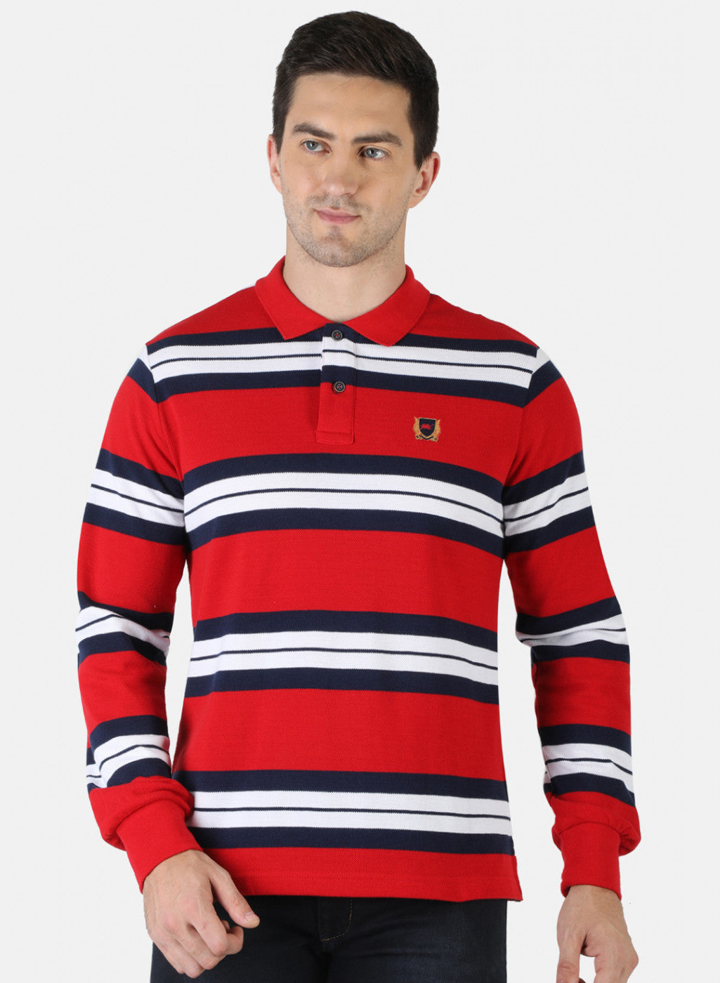 Men Red Stripe T-Shirt