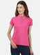 Womens Pink Plain T-Shirt