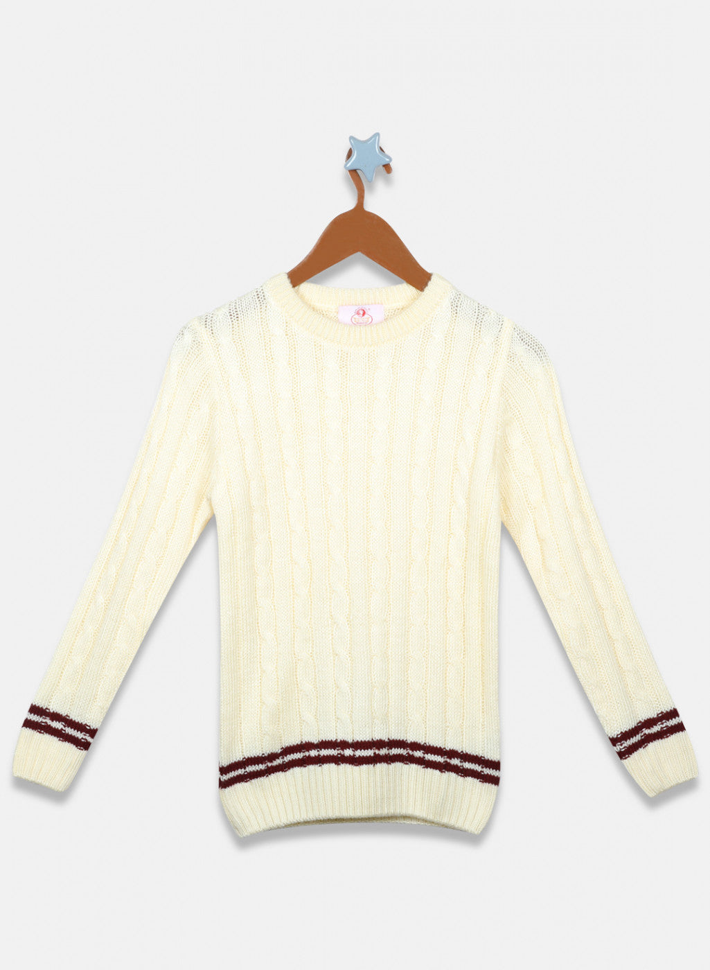 Oswal Off White Boys Pullover