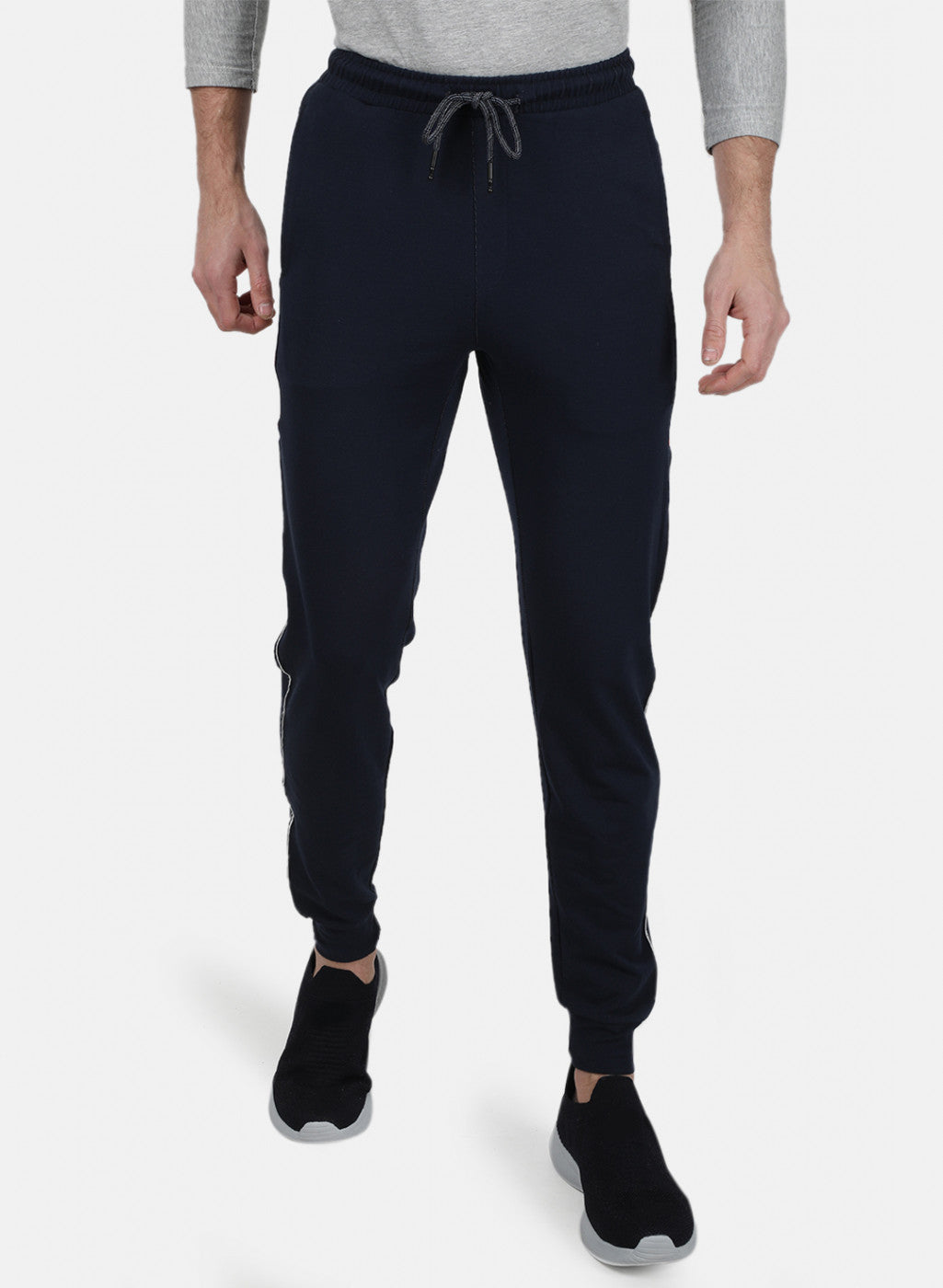 Mens NAvy Blue Plain Lower