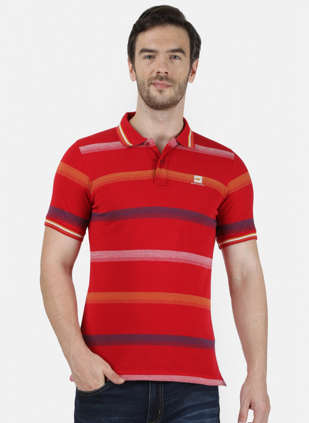 Mens Red Stripe T-Shirt