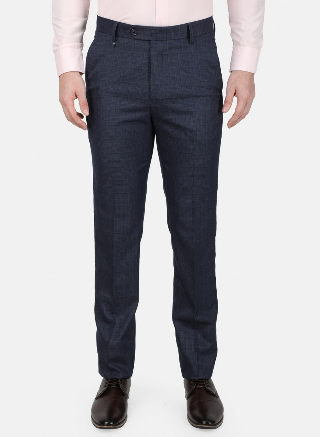 Mens Grey Smart Trouser