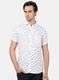 Men White Printed Shirts